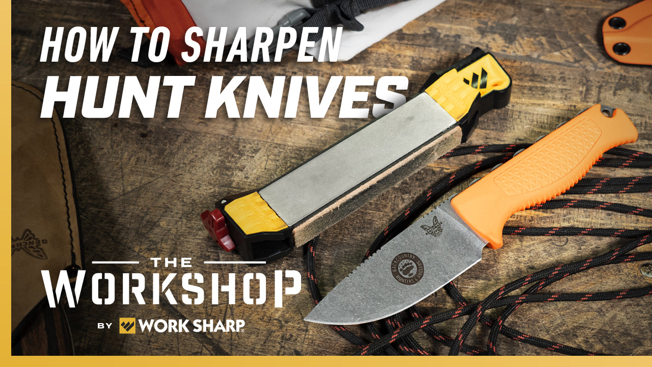 HOW TO SHARPEN A HUNTING KNIFE