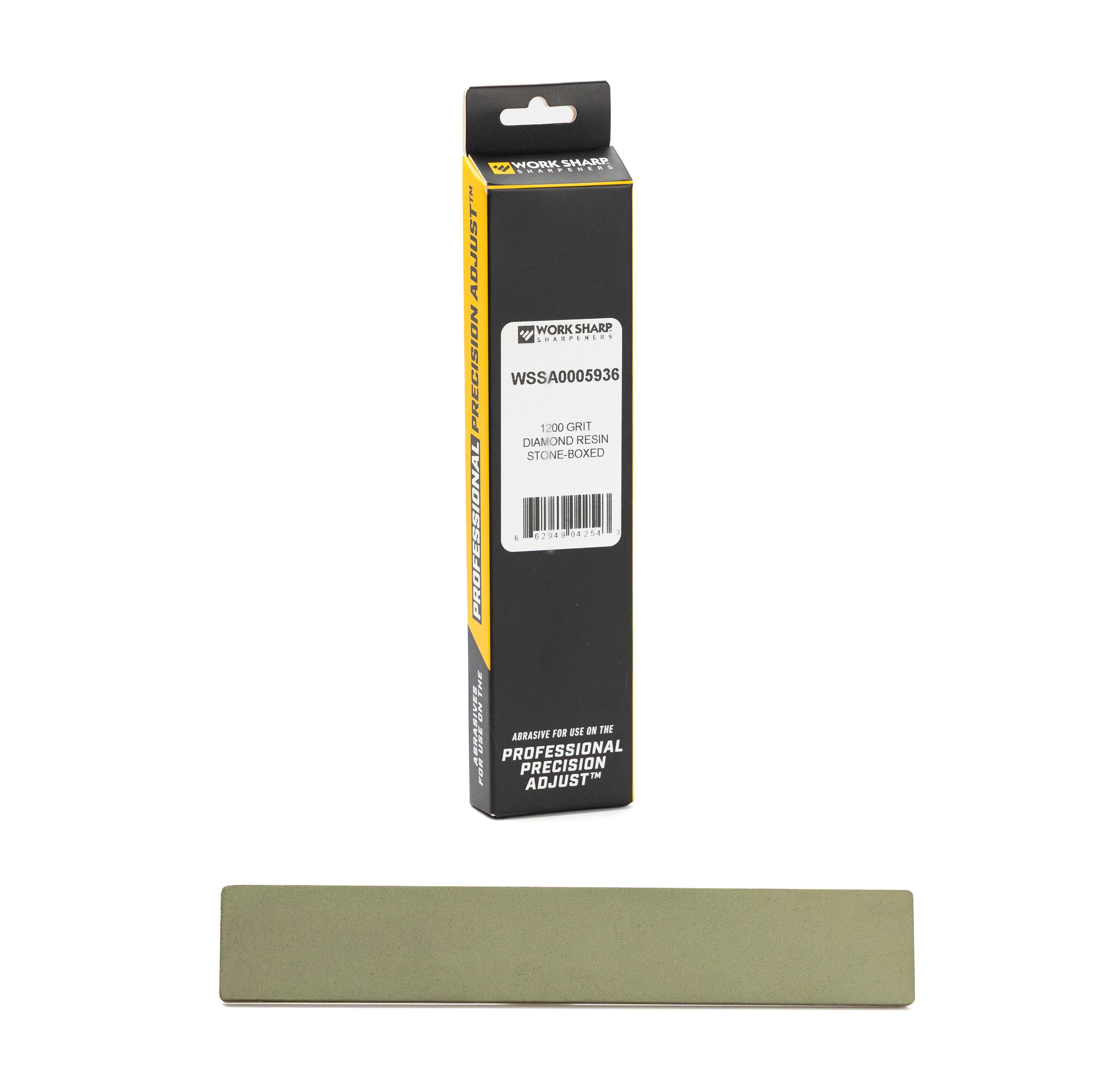 1200 grit resin-bonded stone