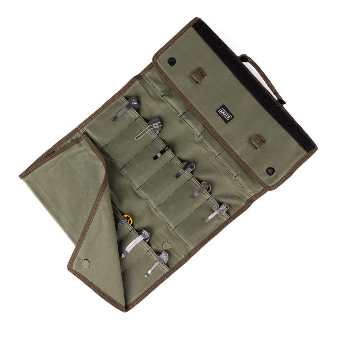 Knafs Burrito Grande - Guac Edition - EDC Knife Storage Roll