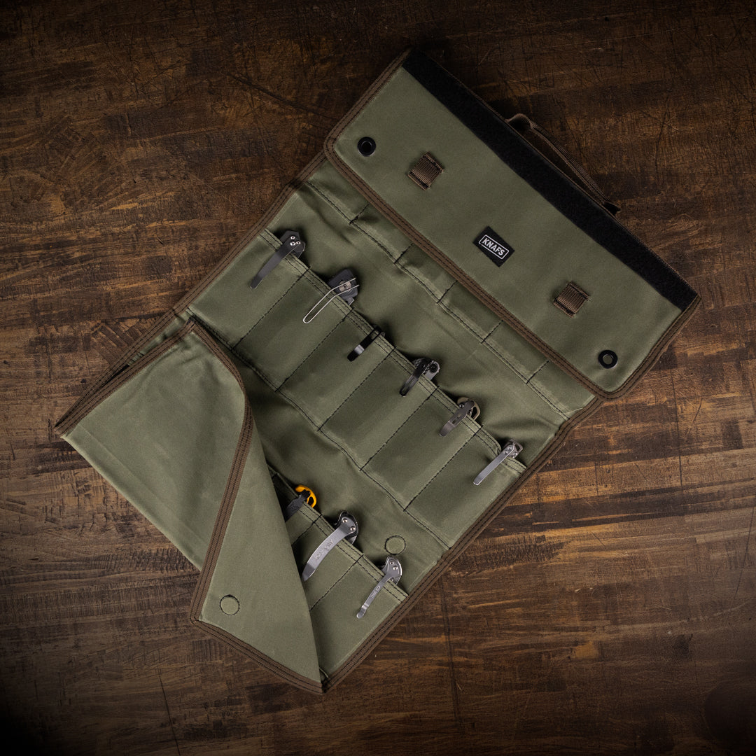 Knafs Burrito Grande - Guac Edition - EDC Knife Storage Roll