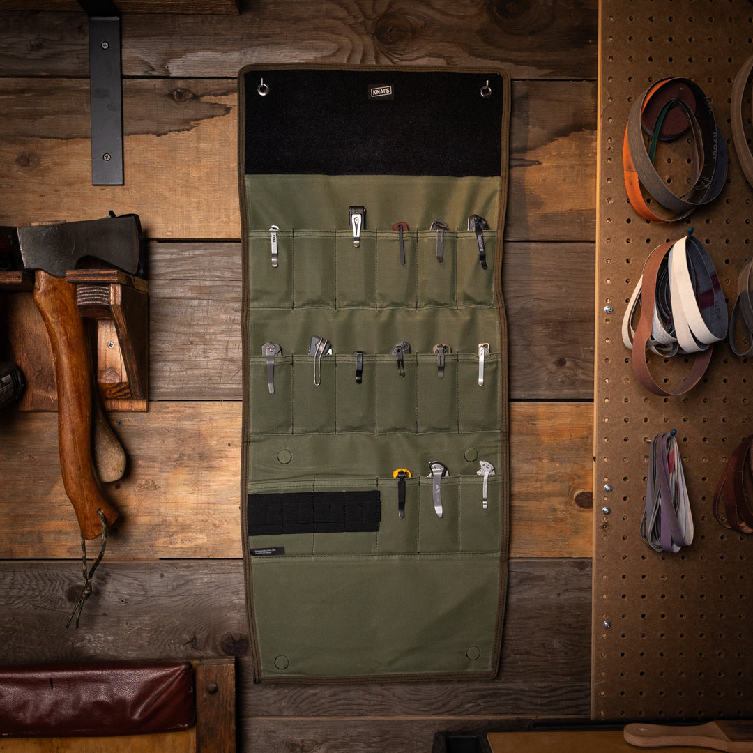 Knafs Burrito Grande - Guac Edition - EDC Knife Storage Roll