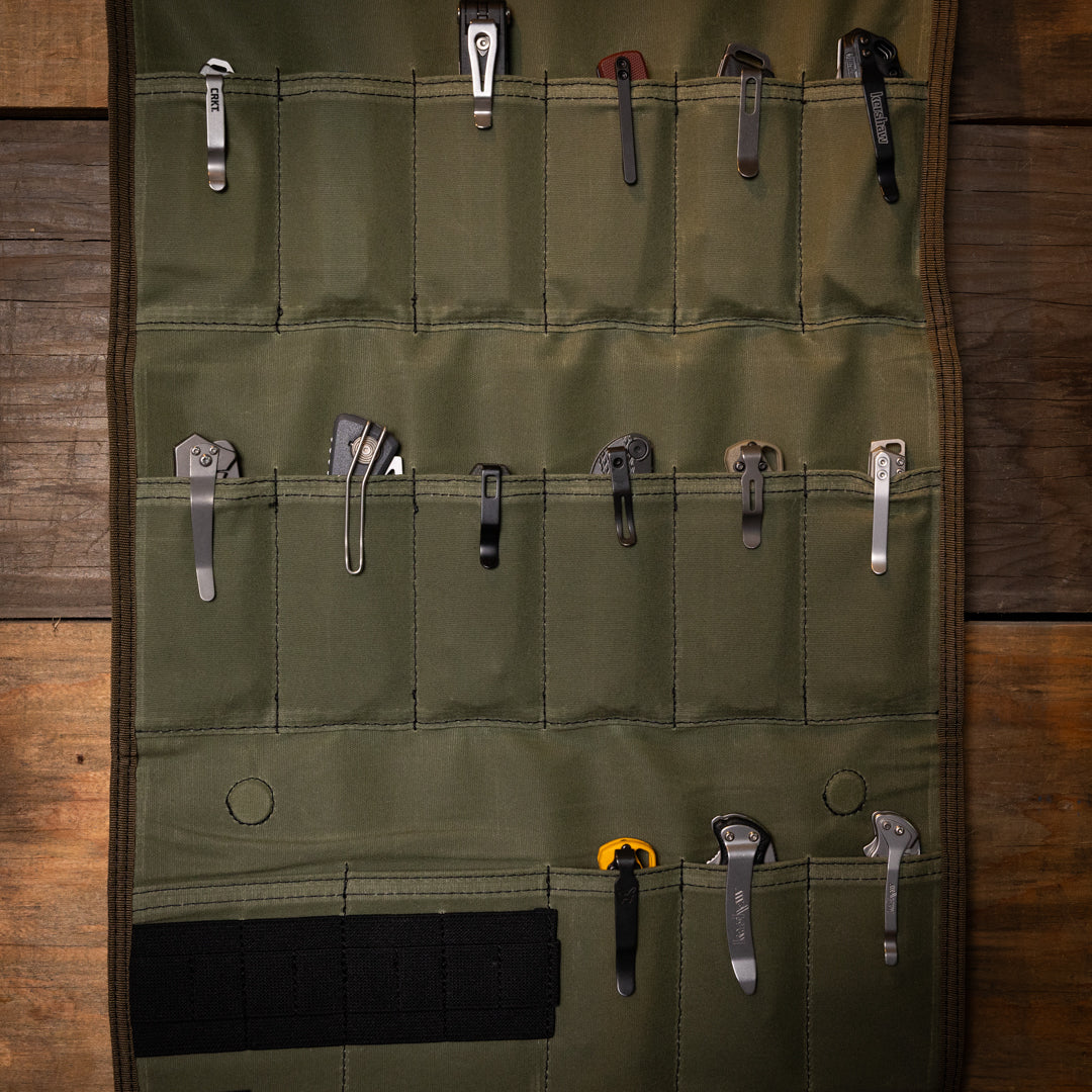Knafs Burrito Grande - Guac Edition - EDC Knife Storage Roll