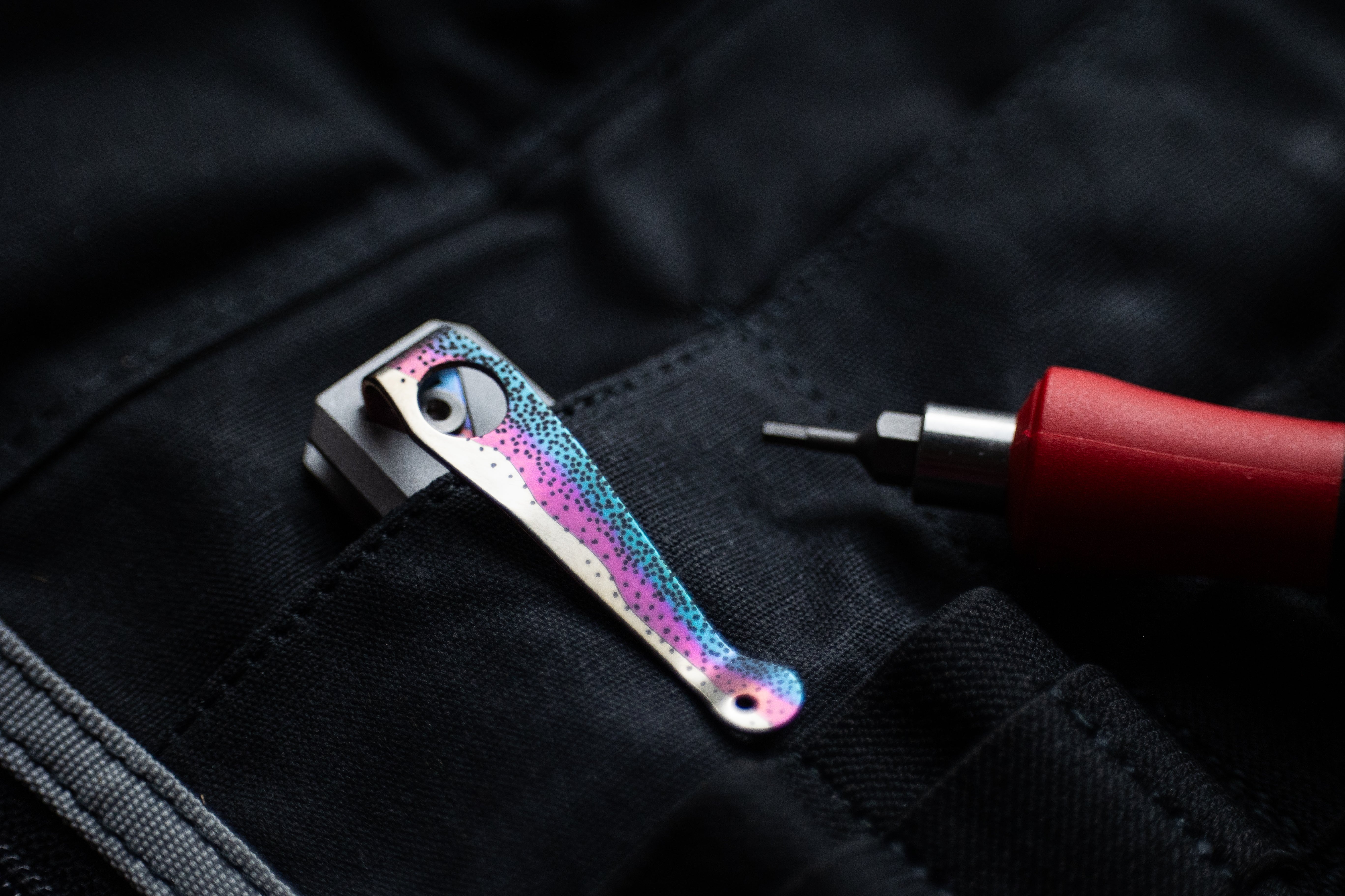 Lynch Northwest Titanium RMX Pocket Clip | 3 finish options