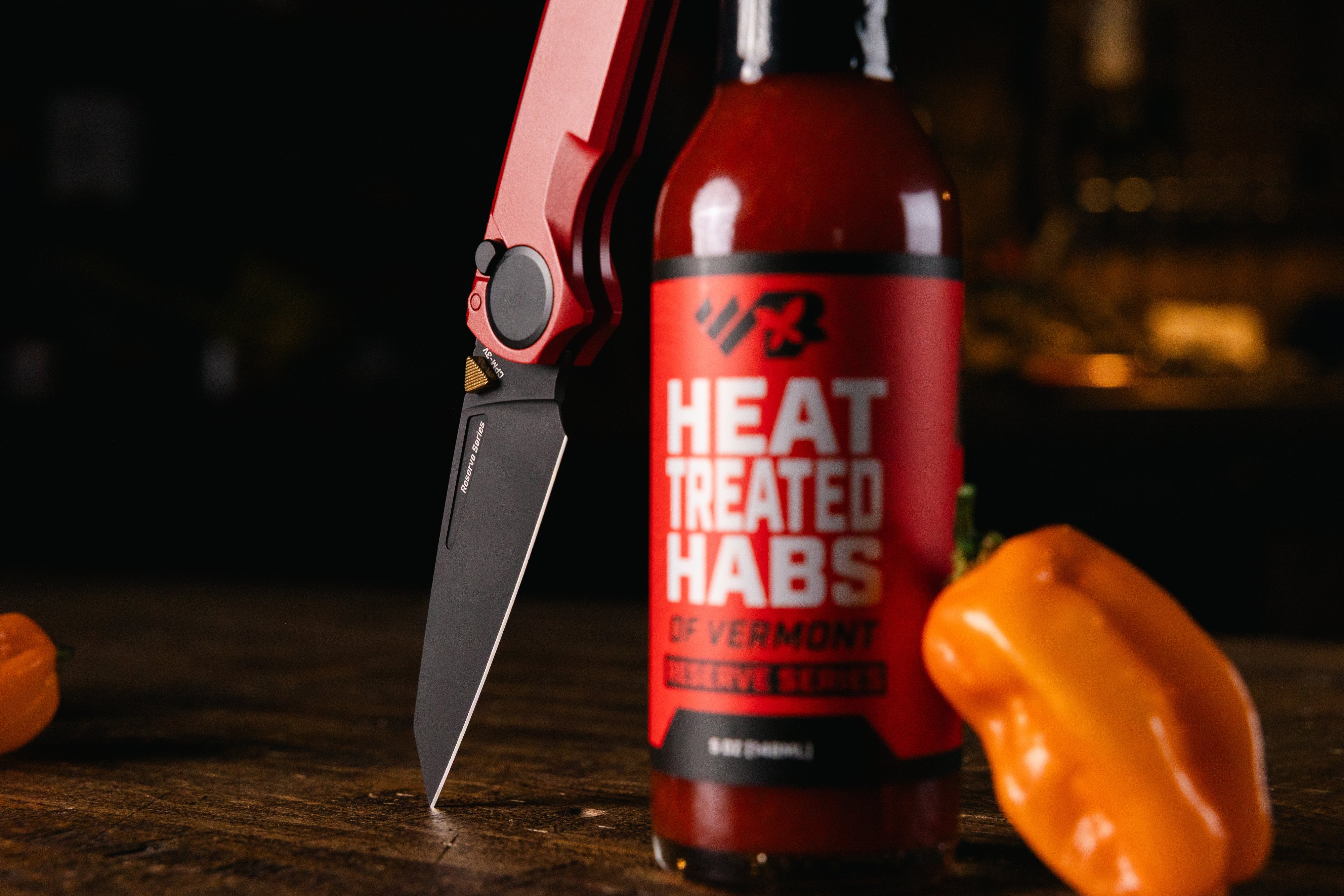 RMX Habanero Thumbstud Reverse Tanto | Reserve Series
