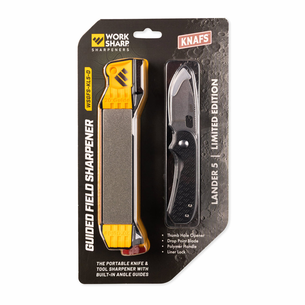 Work Sharp GFS and KNAFS Lander 5 EDC Knife Bundle