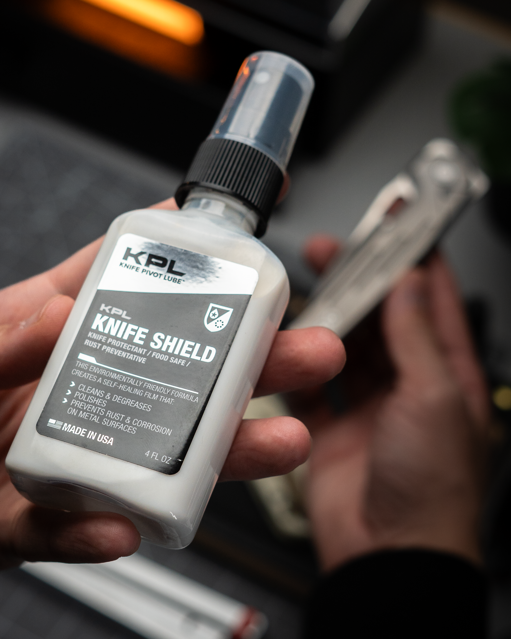 KPL Knife Shield - Corrosion Preventative Knife Cleaner – Work Sharp KPL Knife Shield - Corrosion Preventative Knife Cleaner – Work Sharp