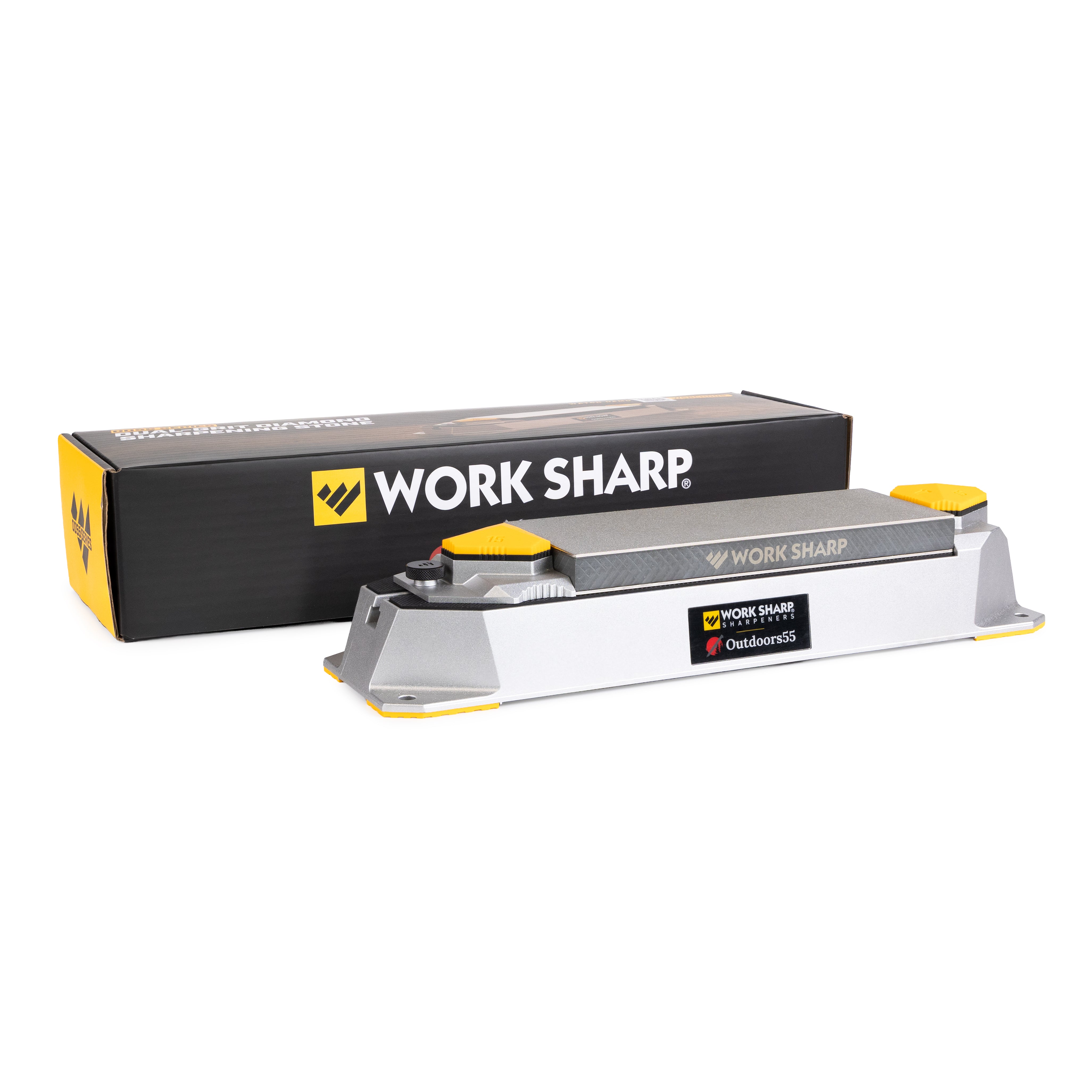 Dual Grit Diamond Sharpening Stone and Base – OD55 Series