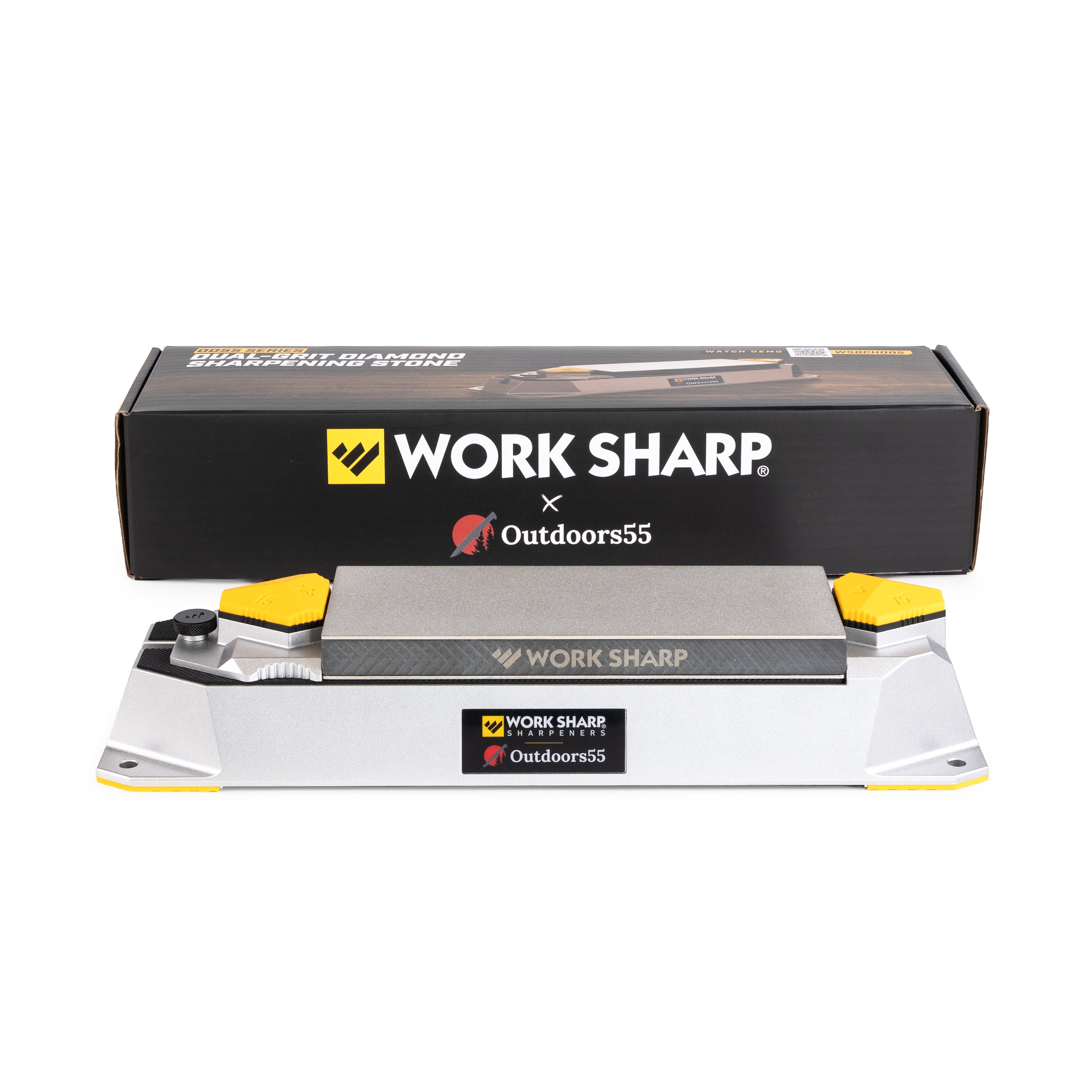 Dual Grit Diamond Sharpening Stone and Base – OD55 Series