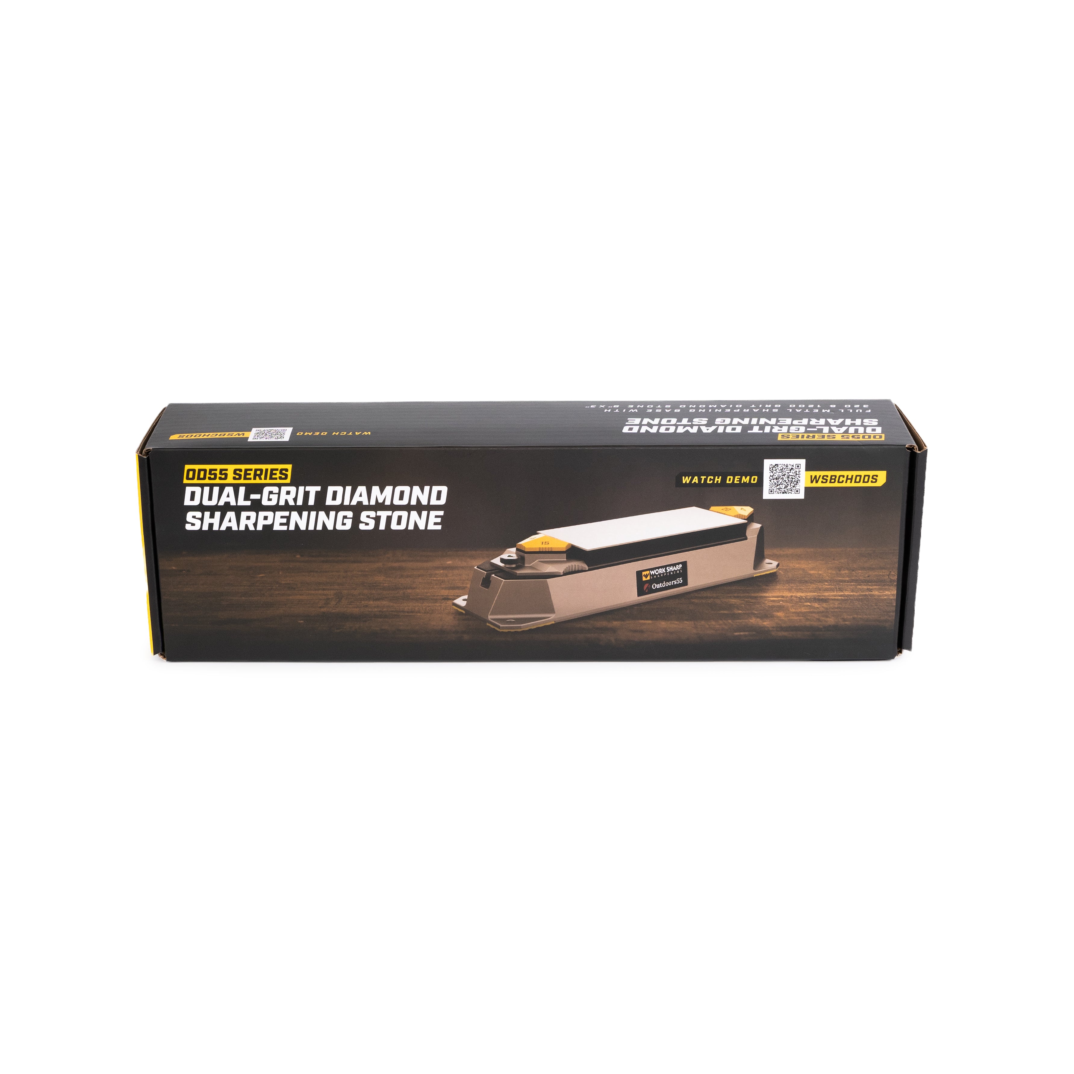 Dual Grit Diamond Sharpening Stone and Base – OD55 Series