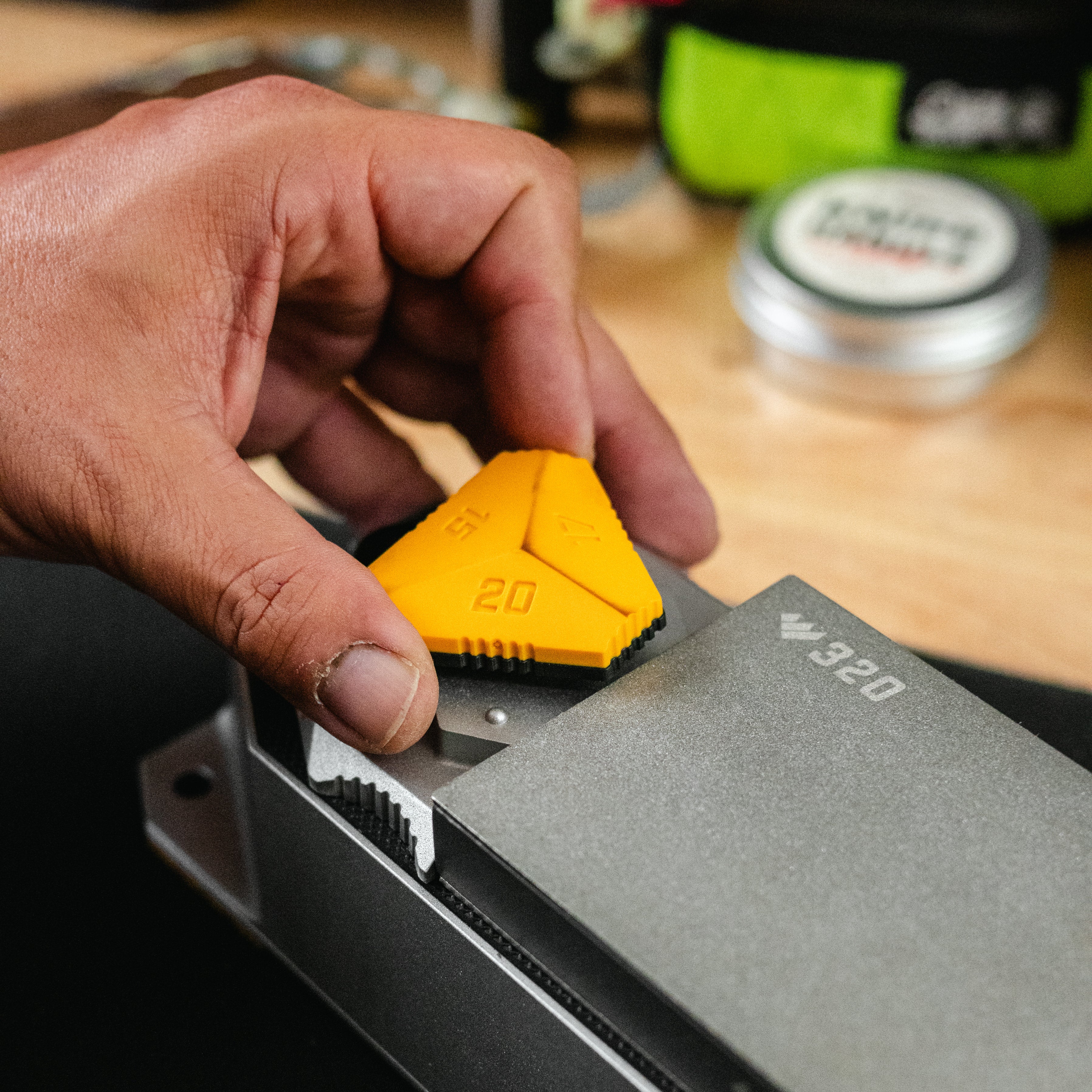 Dual Grit Diamond Sharpening Stone and Base – OD55 Series