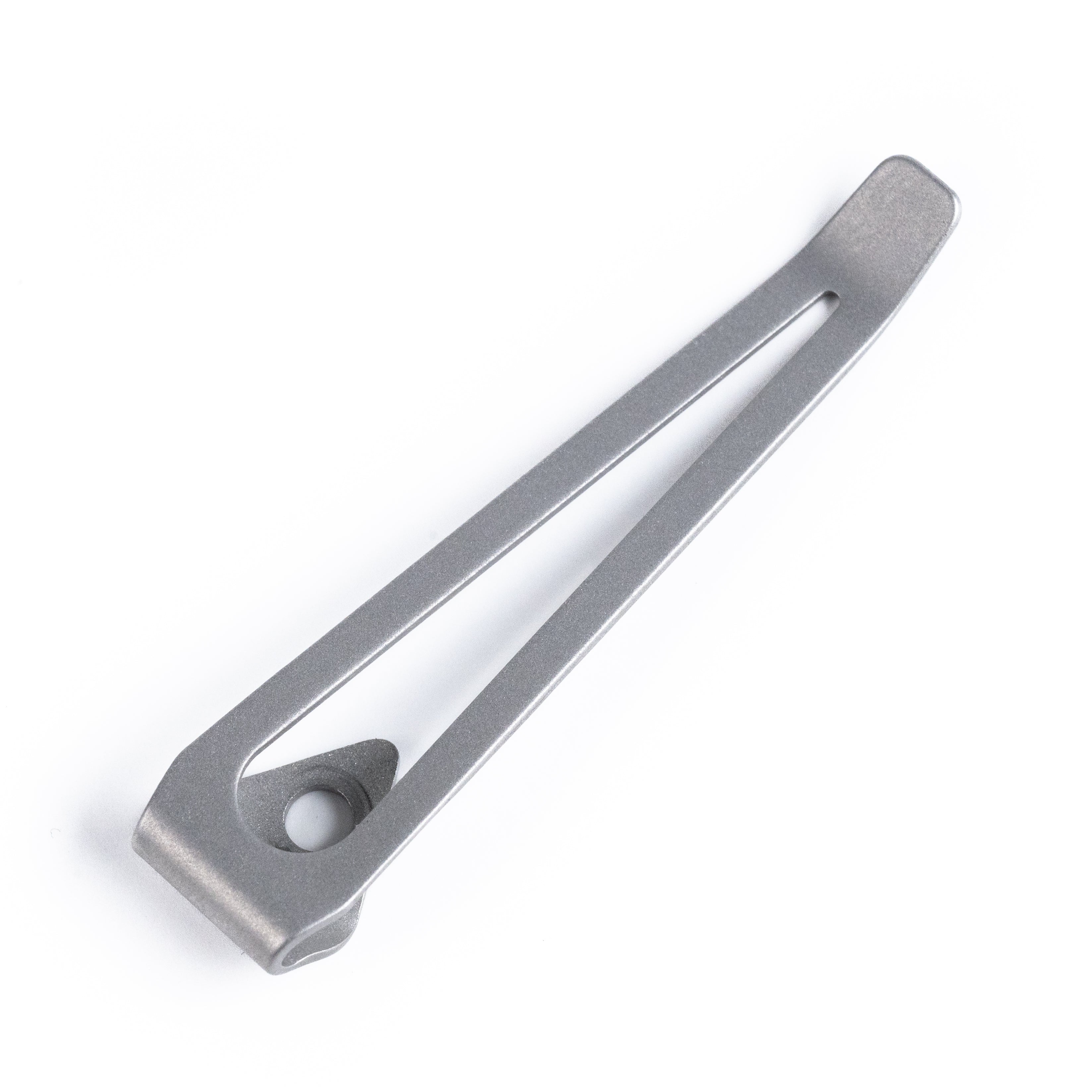 Madrone Pocket Clip | Matte Silver