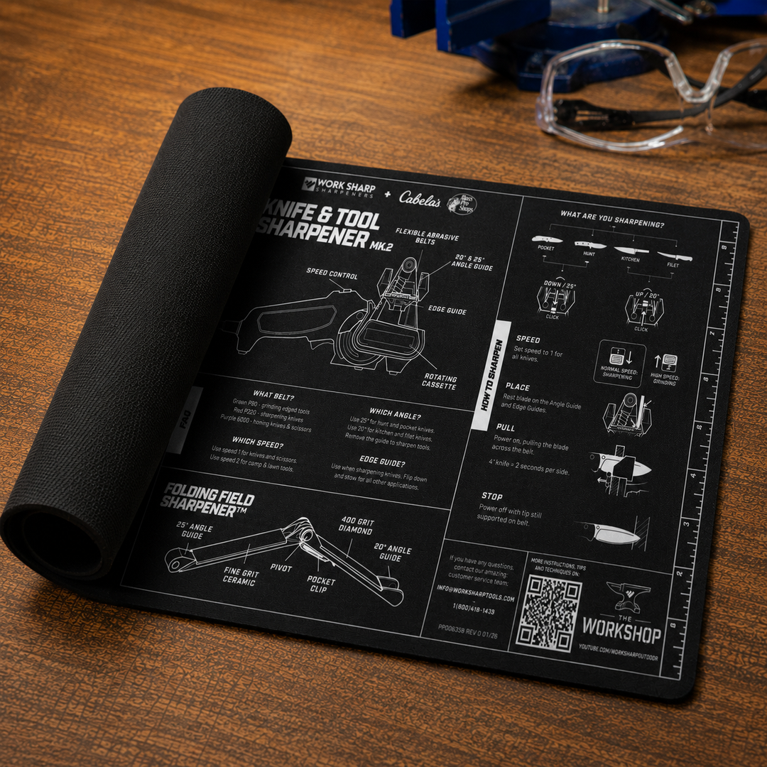Bass Pro Exclusive Bundle Shop Mat – Work Sharp