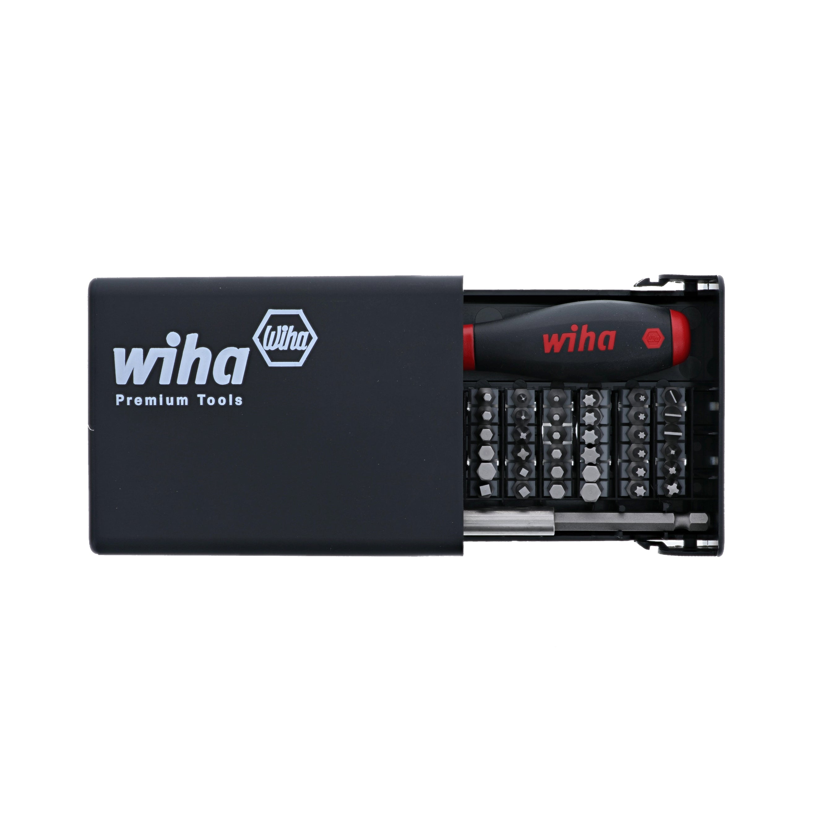 Wiha 38 Piece Bits Collector Bit and Magnetic Bit Holder Set