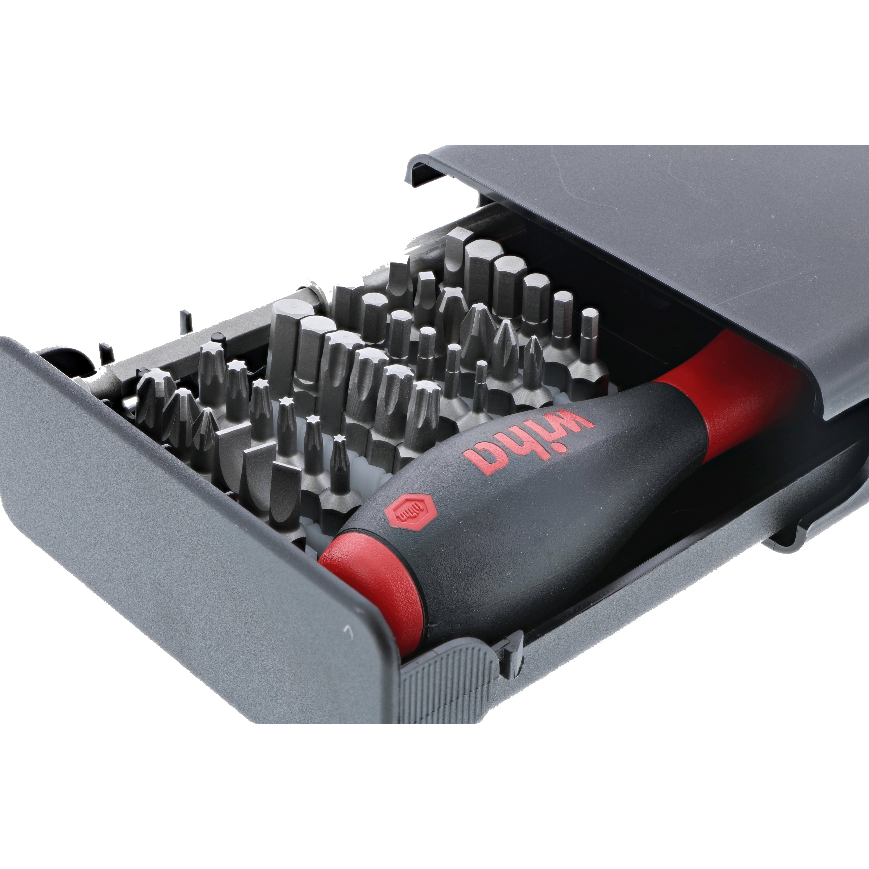 Wiha 38 Piece Bits Collector Bit and Magnetic Bit Holder Set