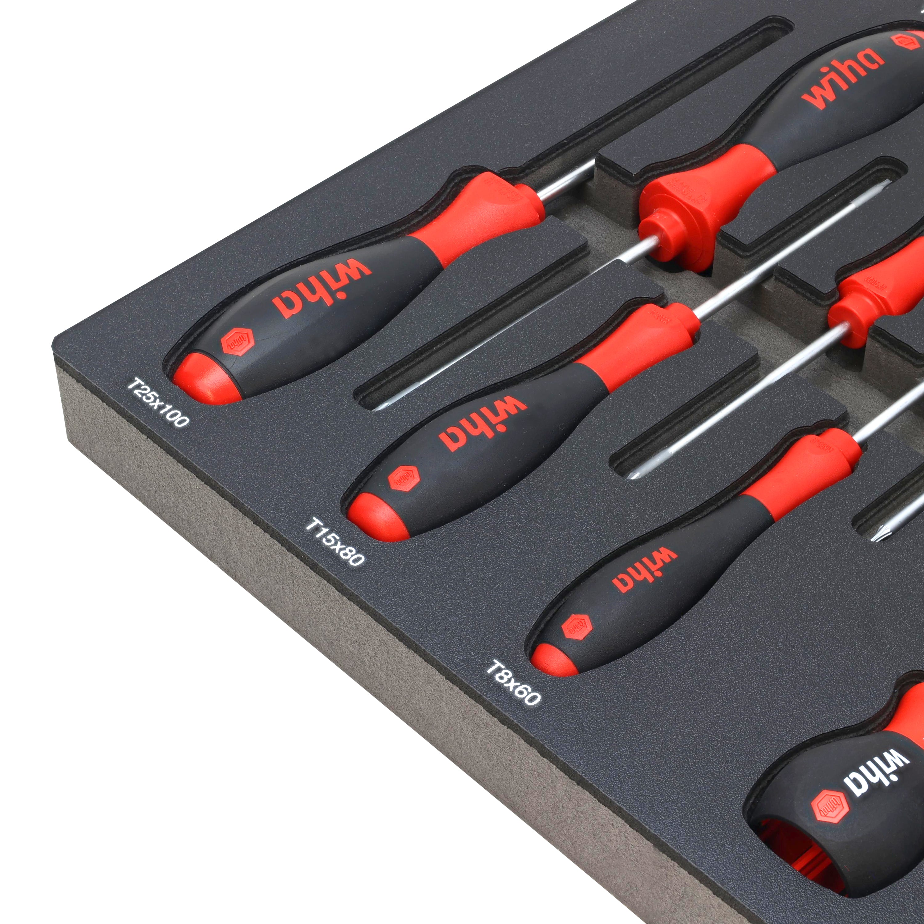 Wiha 45 Piece Knife Maintenance Magnetic Workstation Tray Set