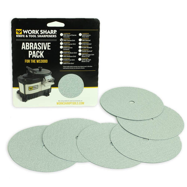 【DRYROSE】25ss WRINKLE PUNCHING SK WS3000 P80 Abrasive Disc Bulk Pack – Work Sharp