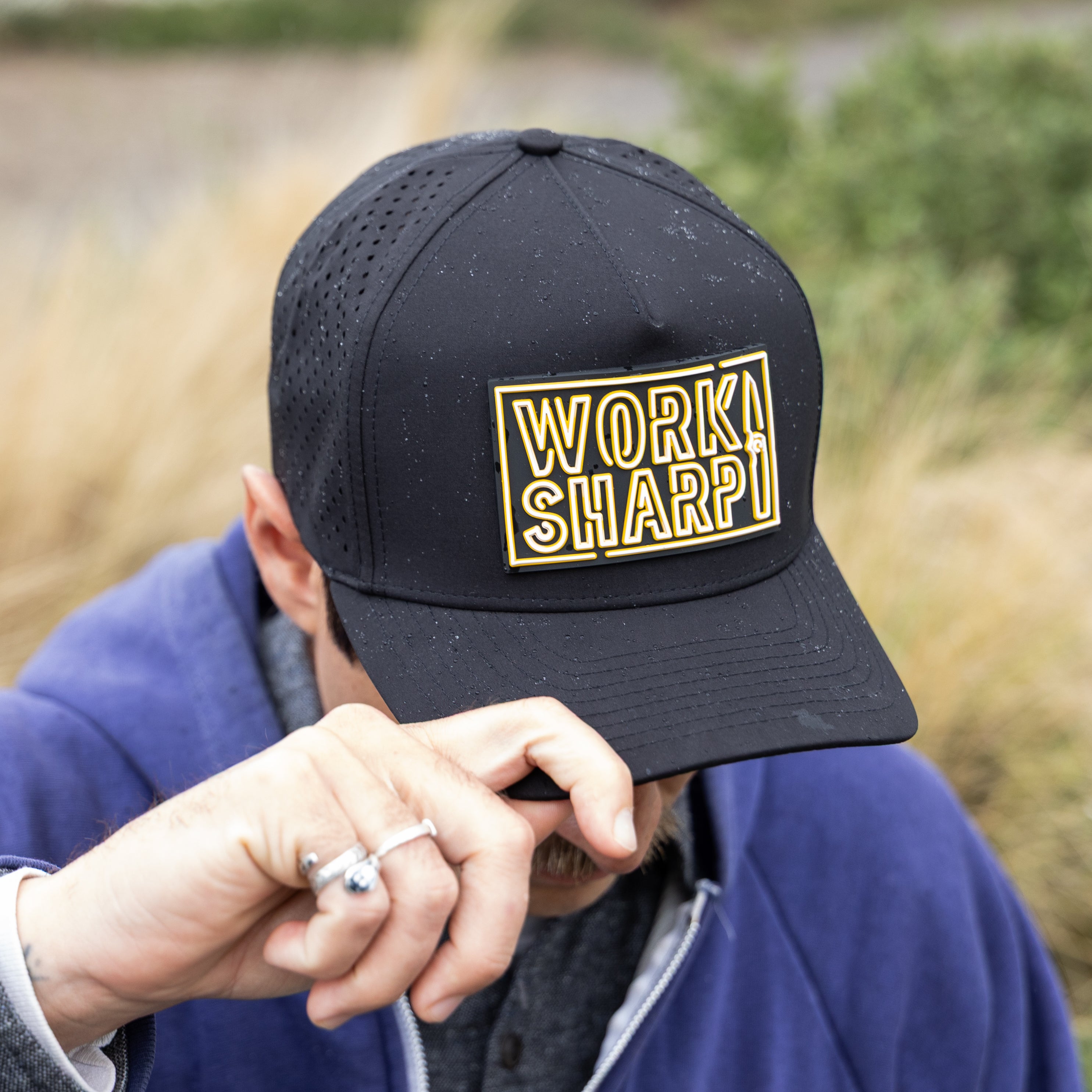 WORK SHARP NEON PATCH HAT