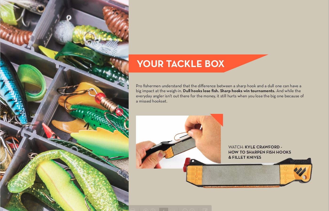 Sharpening From Your Tackle Box - Work Sharp Sharpeners