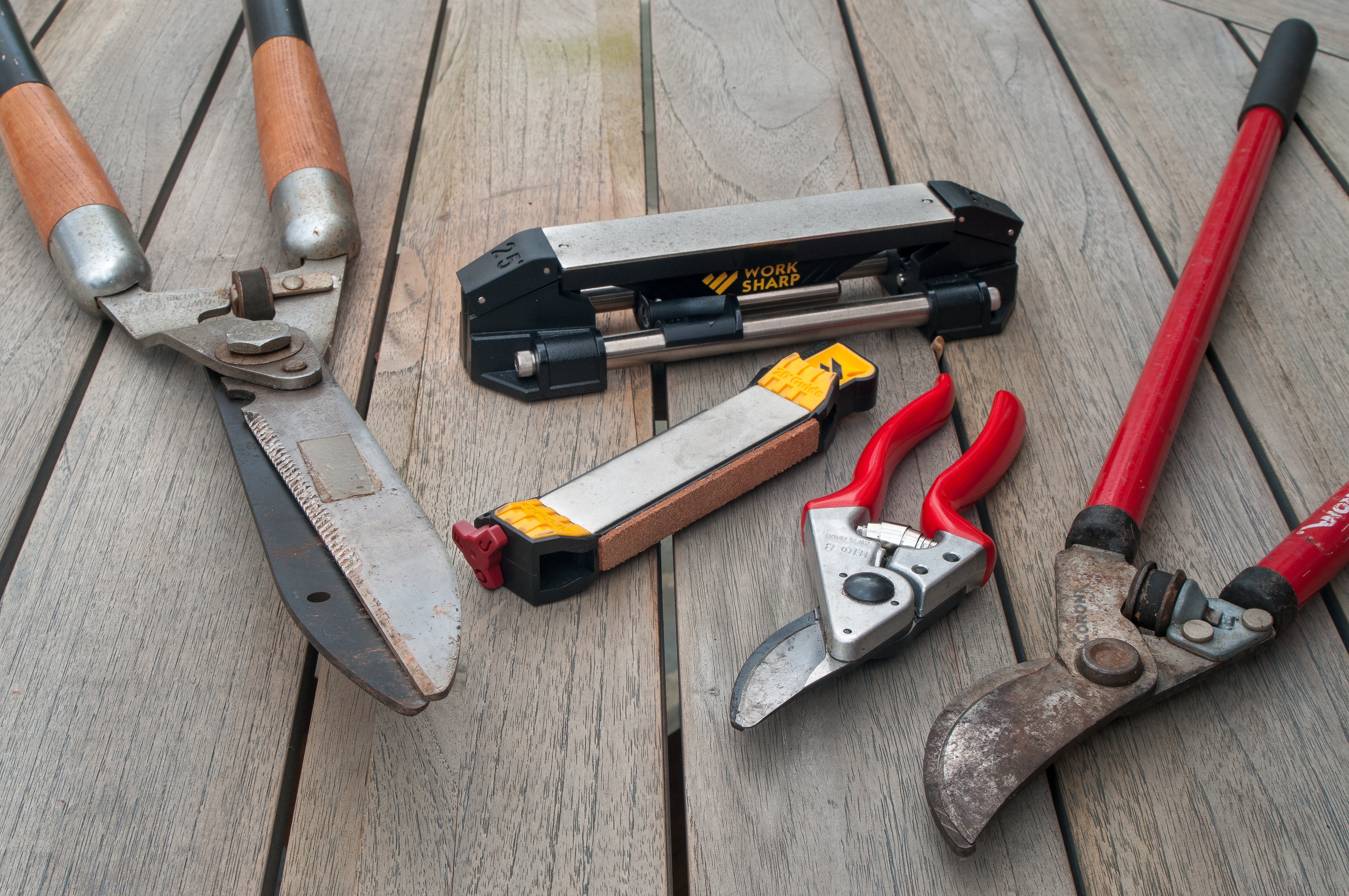 DIY Garden Shear and Scissor Sharpening With Work Sharp - Work